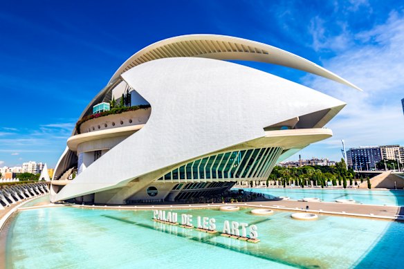 Valencia’s stunning Reina Sofia Art Palace.
