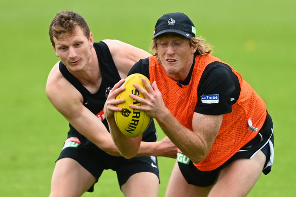 Will Hoskin-Elliott and Nathan Murphy both come in to the Anzac Day line-up for Collingwood.