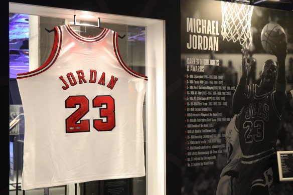 The exhibition is produced in partnership with the NBA.