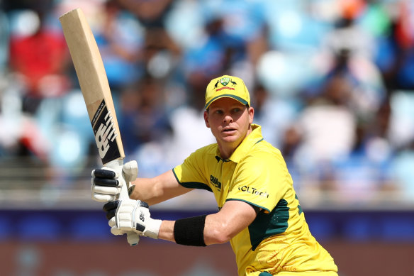 Steve Smith scored a fighting half-century in his final ODI innings.