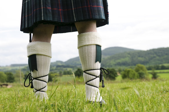 About 40 per cent of Scotsmen claim to wear nothing under a kilt.