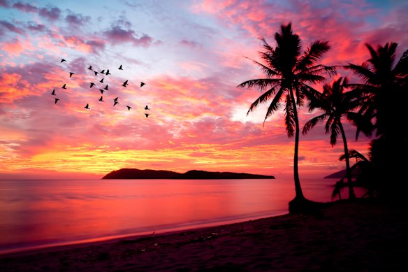 Sunset at Rebak Island, Langkawi.