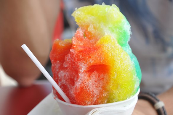 Refreshing ... ice shaved.