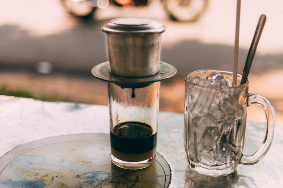 Phin drip coffee requires patience.