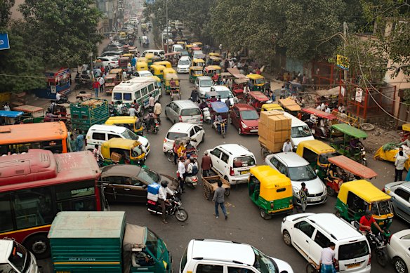 New Delhi, traffic jam … As a guest, you should accept that things aren’t going to work as efficiently as they do at home.
