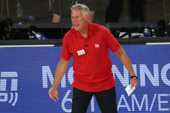 Sacked: Philadelphia coach Brett Brown.