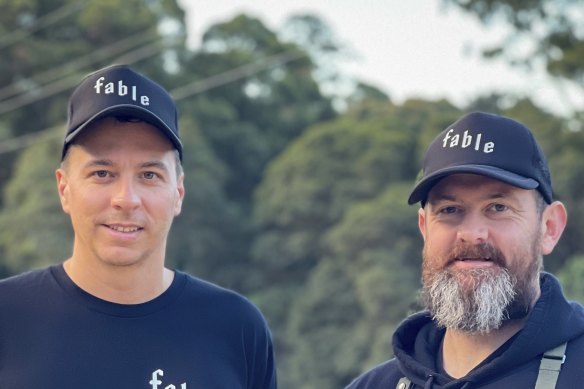 Fable Food co-founders Michael Fox and Jim Fuller.