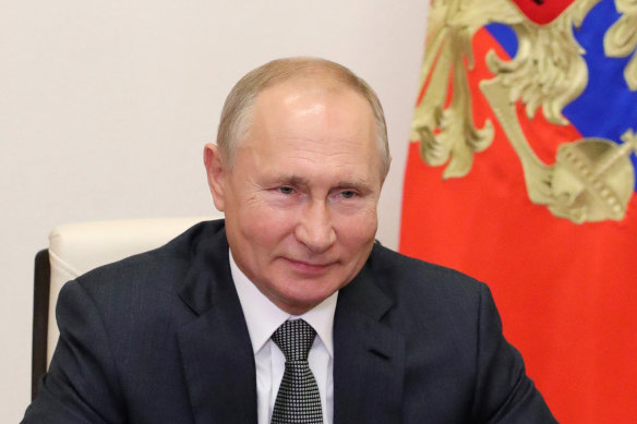 Unusual statement: Russian President Vladimir Putin  on Friday.