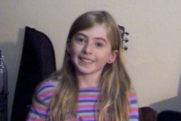 Georgie Stone being interviewed as a nine-year-old.