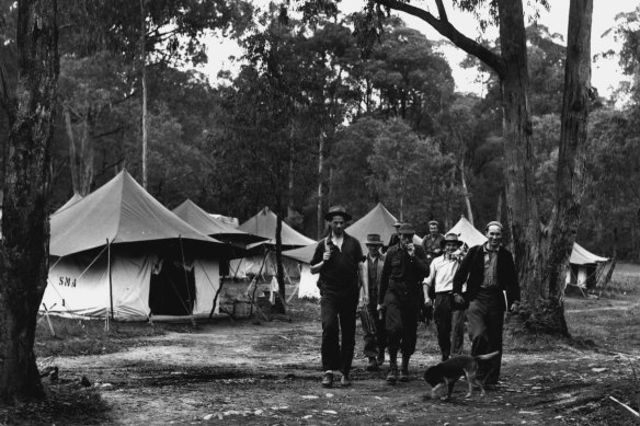 A workers' camp.