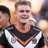 ‘Where does my kid stand?’ Inside the meeting that kept Lachlan Galvin at Wests Tigers