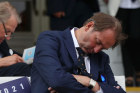 An MCC member catches a nap at Lord’s.