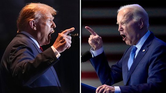 Trump and Biden.