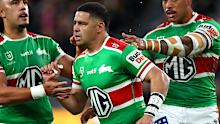 Cody Walker runs off after being sent to the sin bin.