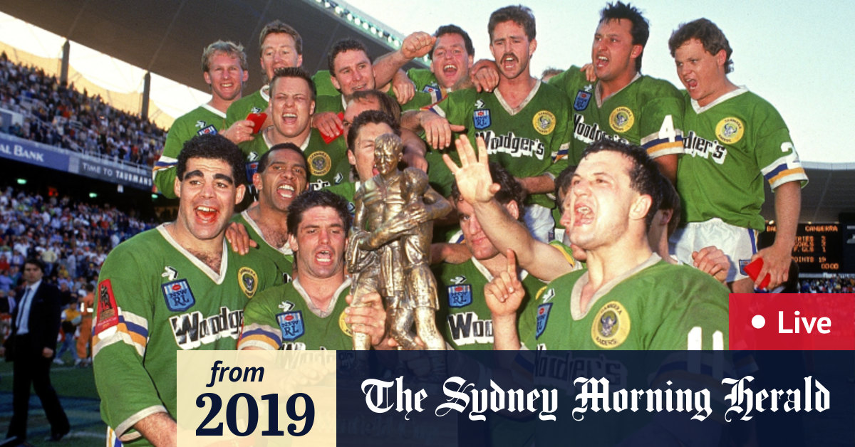Nrl Grand Final 1989 Live Flashback Canberra Raiders Vs Balmain Tigers