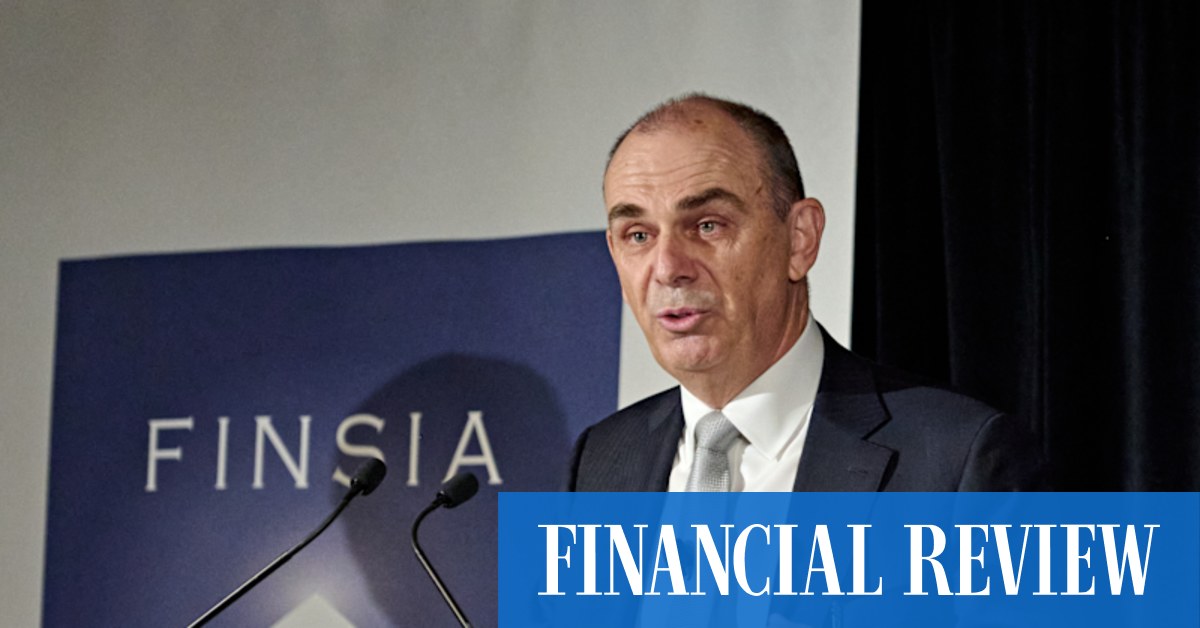 APRA chairman Wayne Byres makes final warning to banks: safeguard your capital - Vimarsana News