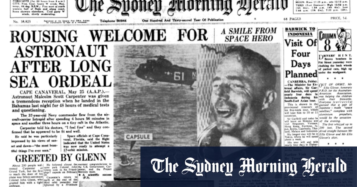 From the Archives, 1962: Rousing welcome for astronaut after long sea ordeal - Vimarsana News