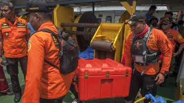 A box containing the flight recorder was retrieved on Thursday.