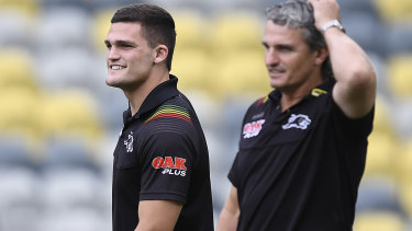 Nathan and Ivan Cleary ... The pair have juggled the tricky dynamics of son and father also being player and coach.