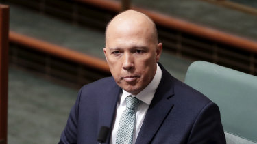 Peter Dutton in Parliament this week.