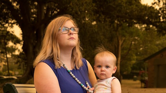 Louise Burke, who has asthma, wonders if she and daughter Isabella can endure a summer of bushfire smoke.