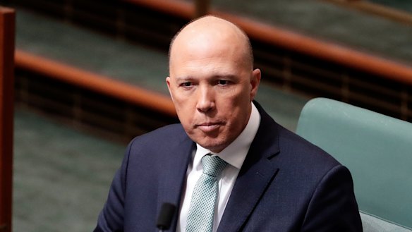 Peter Dutton in Parliament this week.