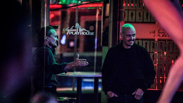 Damon Herriman (left) and Scott Ryan in Mr Inbetween.