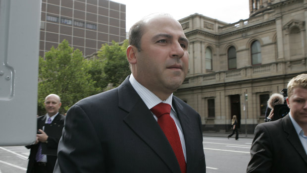 Tony Mokbel outside the Supreme Court in 2006.