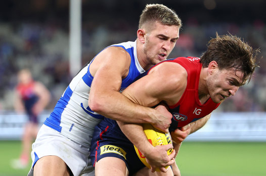 Will Phillips not only put the clamps on Clayton Oliver; he also laid one of his eight tackles on Jack Viney.