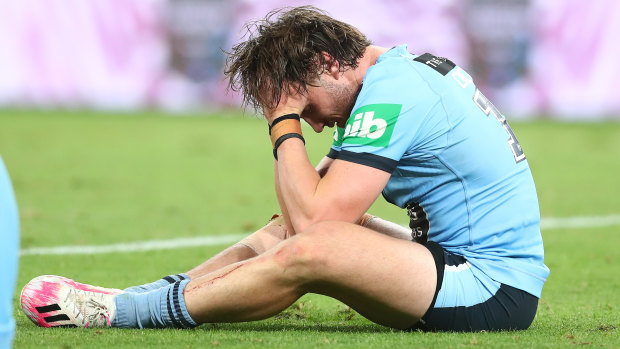 Angus Crichton comes to terms with a stunning series loss to Queensland.