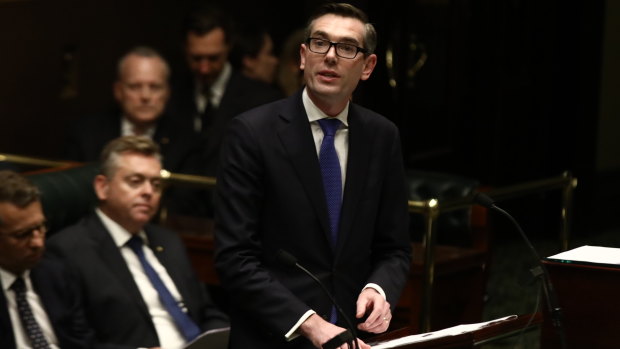 NSW Treasurer  Dominic Perrottet hands down his second state budget in the NSW Parliament.