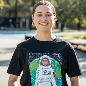 Alaxandrea O’Brien is the first student from a WA university to be accepted on the program.