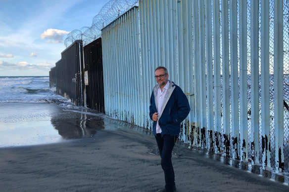 Campbell at the US/Mexican border. 