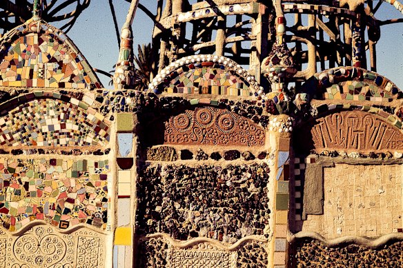 The striking Watts Tower.