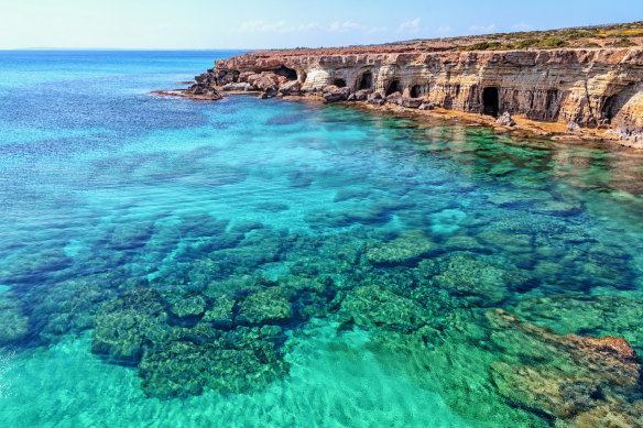 Travel has a way  of opening doors: Cyprus’ Sea Caves, or Palatia (palaces).