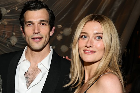 Tuft guy: Paul Anthony Kelly and his Love Story co-star Sarah Pidgeon.