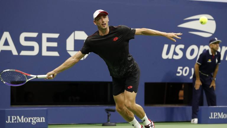 Stepping in: John Millman.