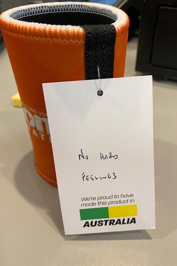 A picture circulated among Australia Post employees on email. 