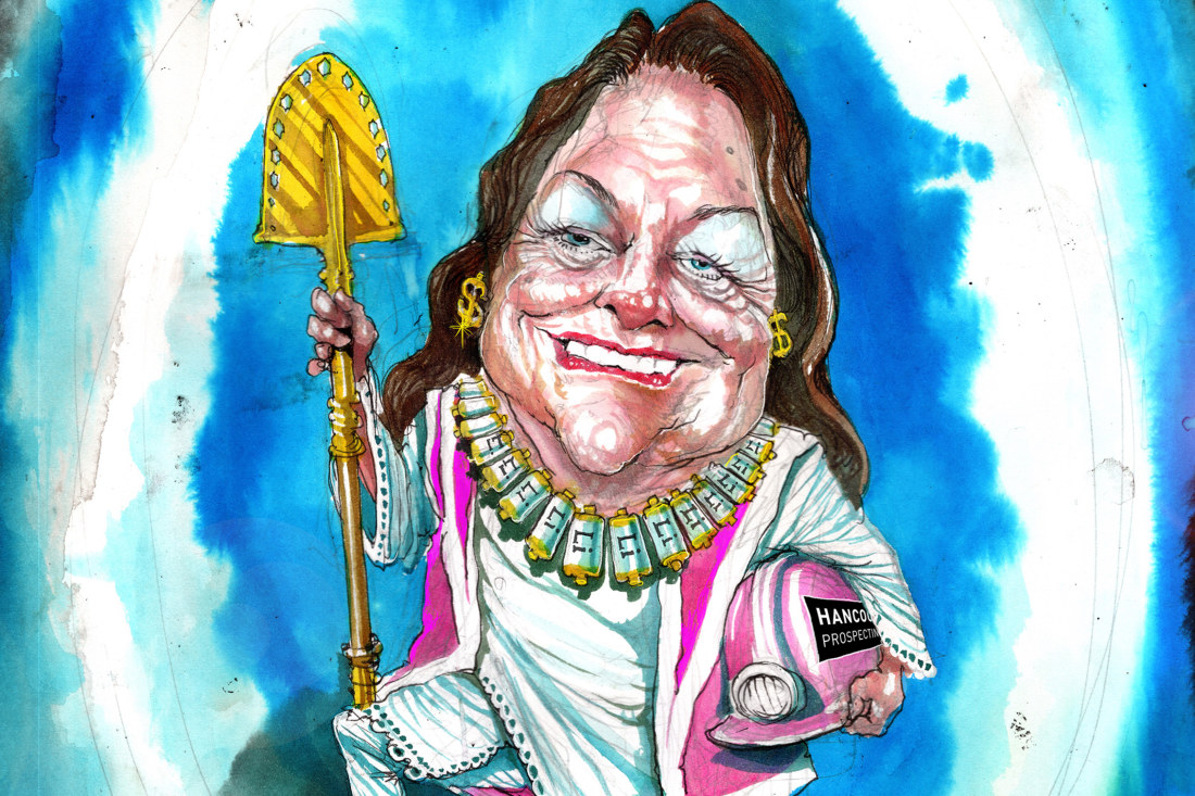 Gina Rinehart: the mining magnate has been crowned The Australian Financial  Review Business Person of the Year