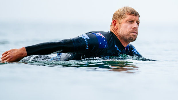 ‘I had a lot of emotions’: Aussie rookie bundles Mick Fanning out of the Rip Curl Pro