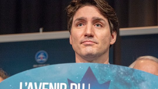 Canadian Prime Minister Justin Trudeau on Thursday.