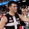 St Kilda Saints ruckman Rowan Marshall.