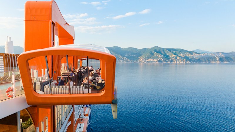A moving deck is just one eye-popping feature on the world’s most advanced cruise ship