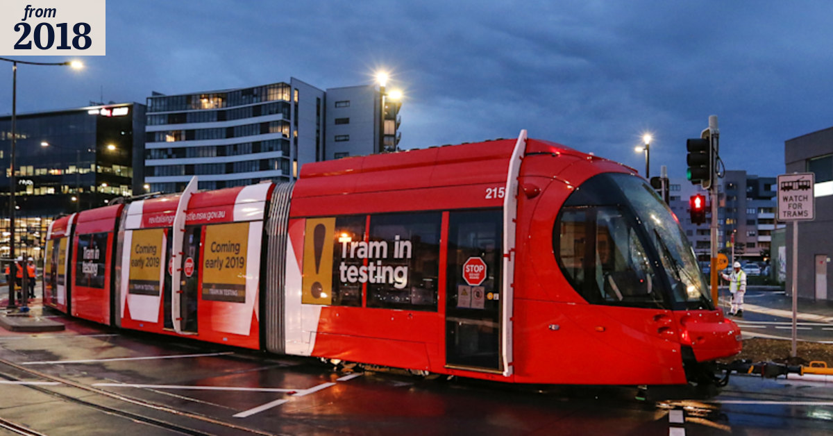 Case for light rail lines in NSW takes a battering once again
