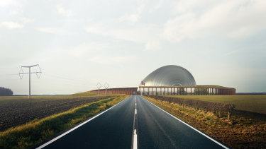 An artist's impression of the Rolls-Royce small modular reactor.