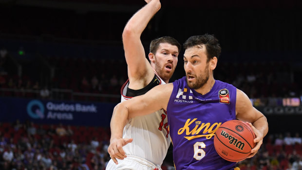 Presence: Bogut is proving a major handful early in his first NBL season.