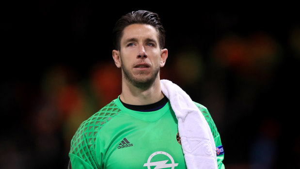 Healthy competition: Brad Jones says there is strong camaraderie among the keepers vying to replace Mat Ryan.
