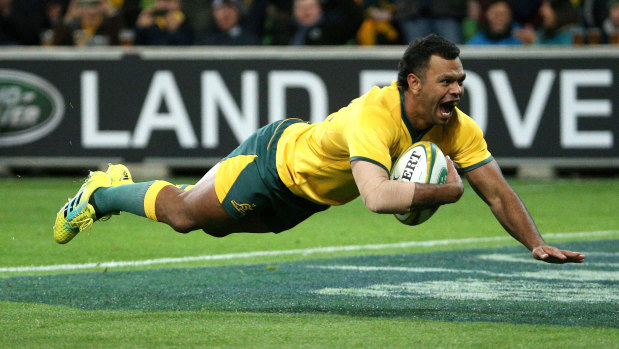 Flag-bearer: For too long, Kurtley Beale has been the sole indigenous presence in the Wallabies side.