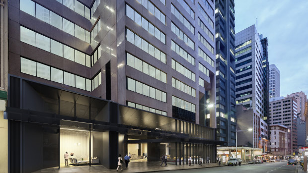  WeWork's tenth Sydney location at 320 Pitt Street.