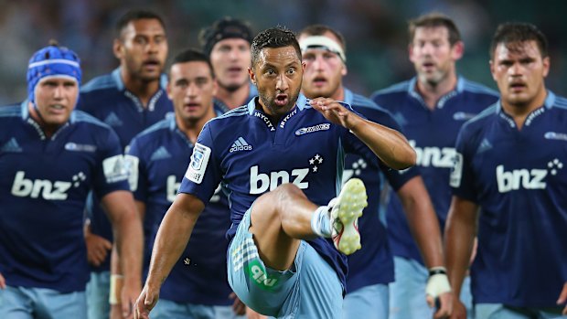Benji Marshall didn’t have much success during his time with the Auckland Blues during the 2014 Super Rugby season.